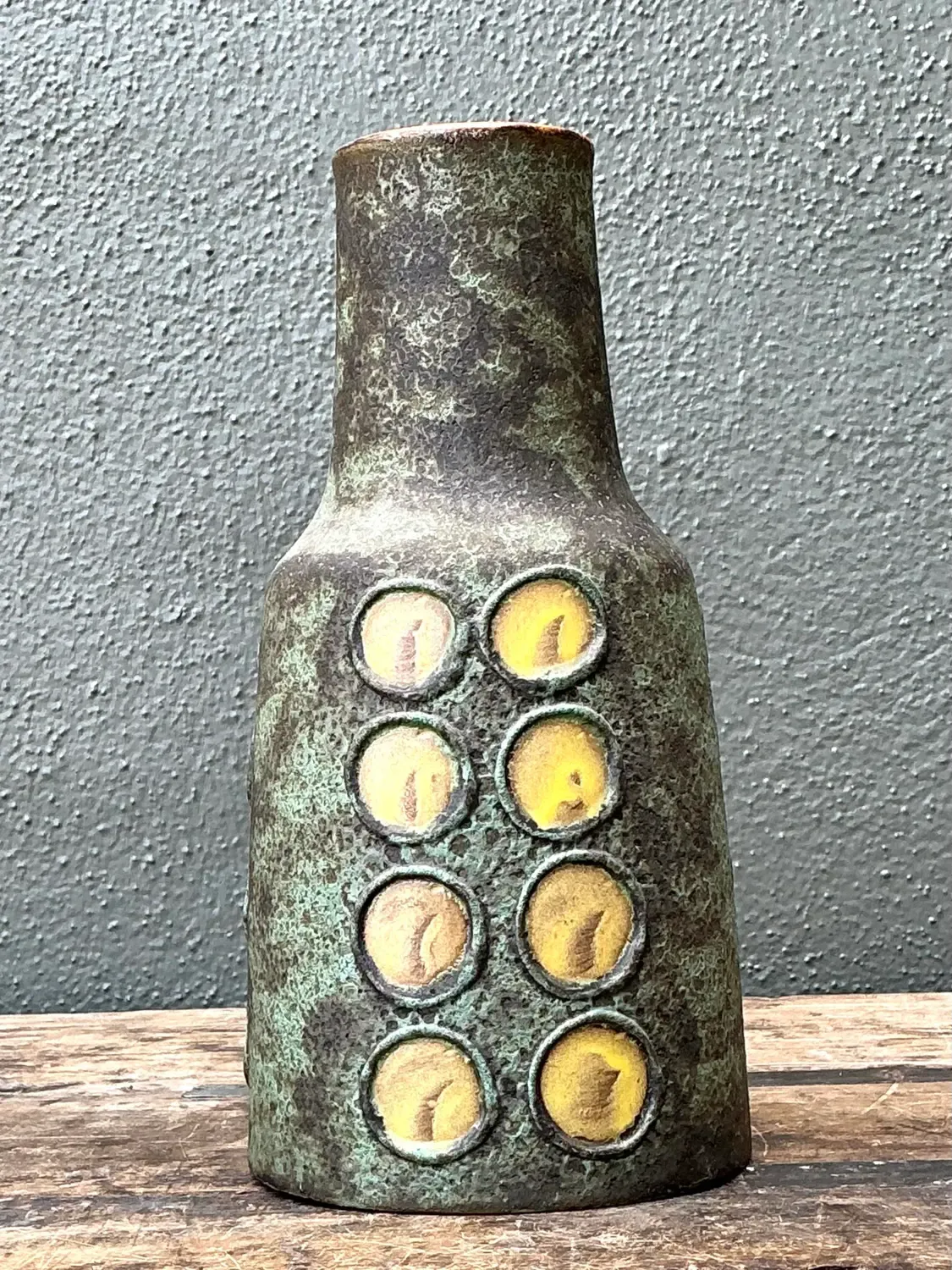 Vintage West German Original Studio Pottery Vase — additional photo 2