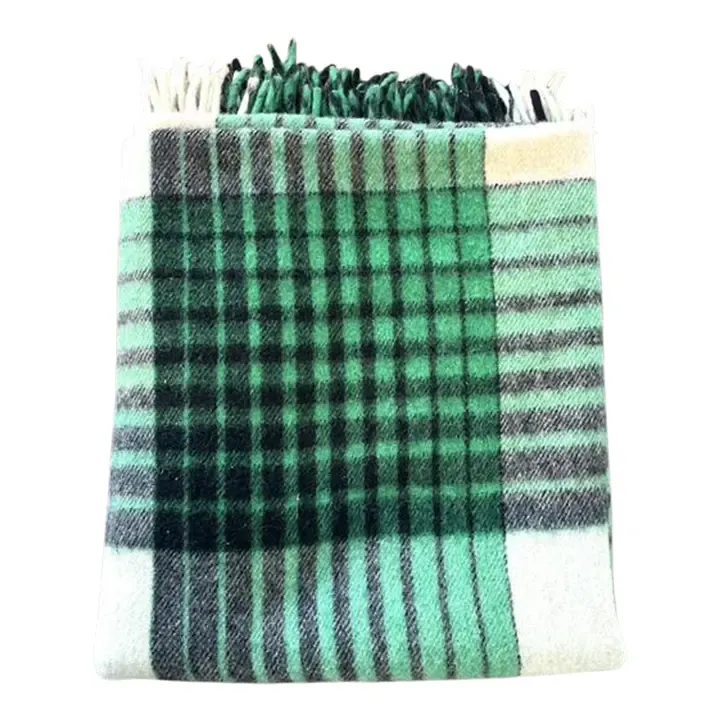Vintage Wool Plaid Blanket — additional photo 1