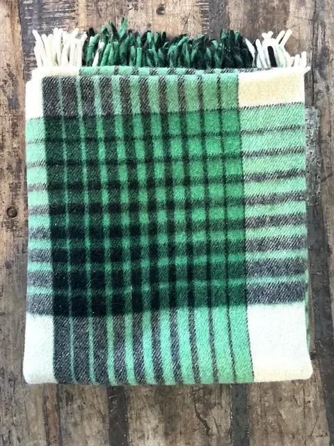 Vintage Wool Plaid Blanket — additional photo 6