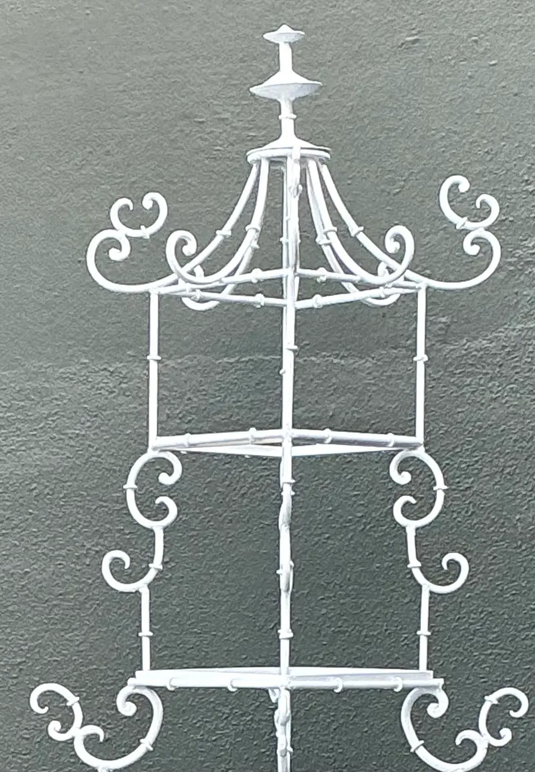 Vintage Wrought Iron Pagoda Etagere — additional photo 7