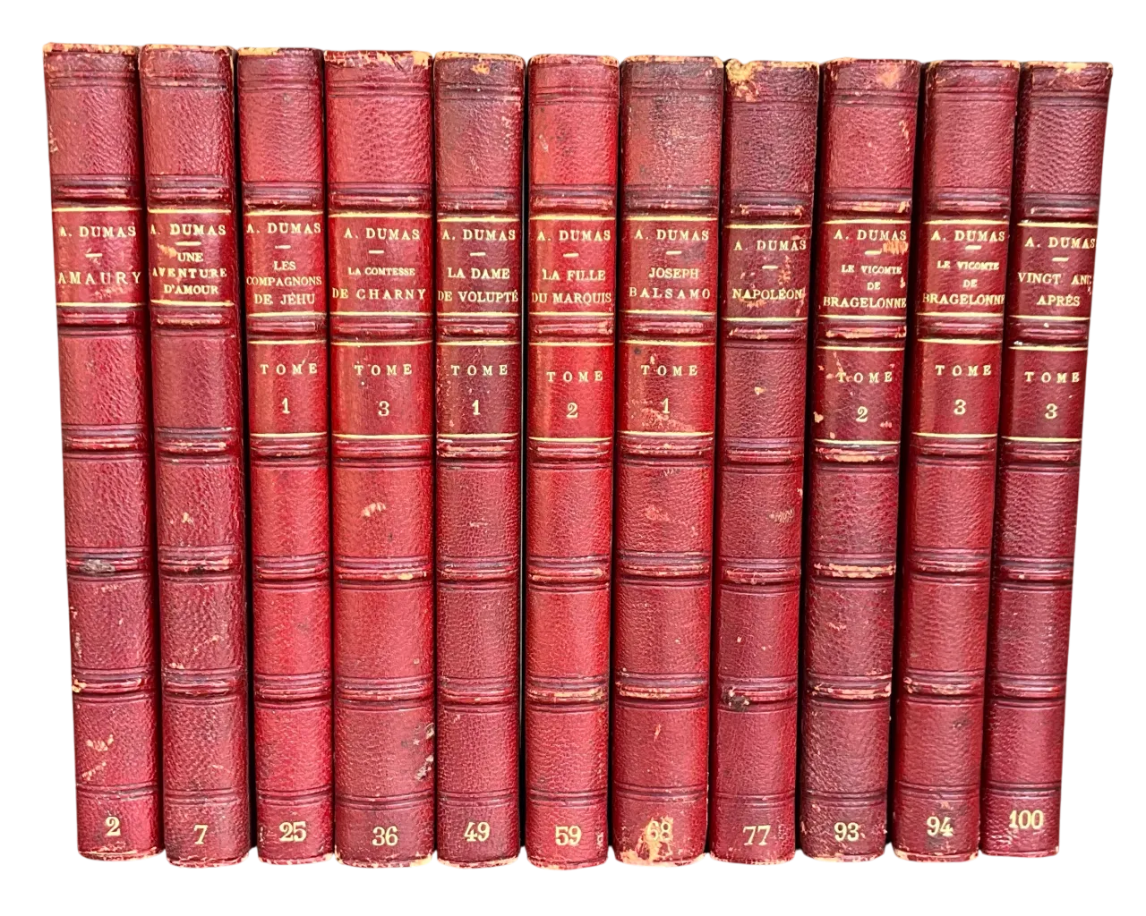 Works of Alexandre Dumas- Set of 11